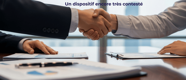 Le dispositif reste encore très contesté